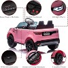 Electric Ride-On Car for Kids, 2-Seater Toddler Vehicle with Parental Remote Control, Music, LED Lights, Battery-Powered Ride-On Toy - 3 of 4