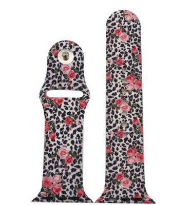 Olivia pratt printed silicone apple watch band