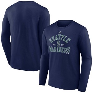 MLB Seattle Mariners Men's Long Sleeve Core T-Shirt - 1 of 4