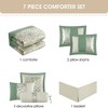 Nanshing 7pc California King Sibyl Comforter Set Green - 4 of 4
