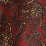 deep burgundy paisley