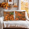 Fall Decorations for Home,Fall Pillow Covers 18 x 18 Inch Autumn Thankful Grateful - 2 of 2