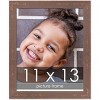 PosterPalooza | Photo Size Shabby Chic Brown Picture Frame - UV Acrylic, Foam Board Backing, Hanging Hardware - 2 of 4