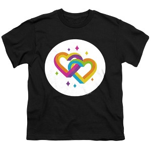 Boys' Care Bears Unlock The Magic Magic Heart Bear Belly T-Shirt - 1 of 4