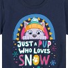 Boys' - Paw Patrol - Just A Pup Who Loves Snow Short Sleeve Graphic T-Shirt - 2 of 4