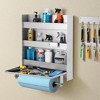Aluminium Work Station Storage Cabinet, Work Tray with Spring Loaded Tissue Tensioner Aluminium Garage, for Trailer Shop/Garage Storage - 4 of 4