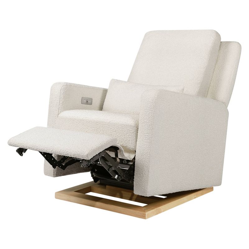 Babyletto Sigi Glider Recliner with Electronic Control and USB with Light Wood Base - Greenguard Gold Certified, 4 of 12