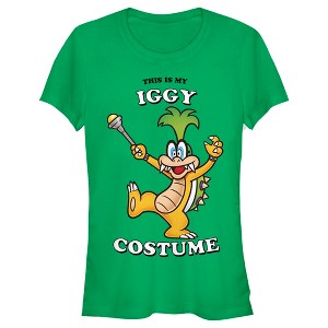 Juniors Womens Nintendo This is my Iggy Costume T-Shirt - 1 of 4