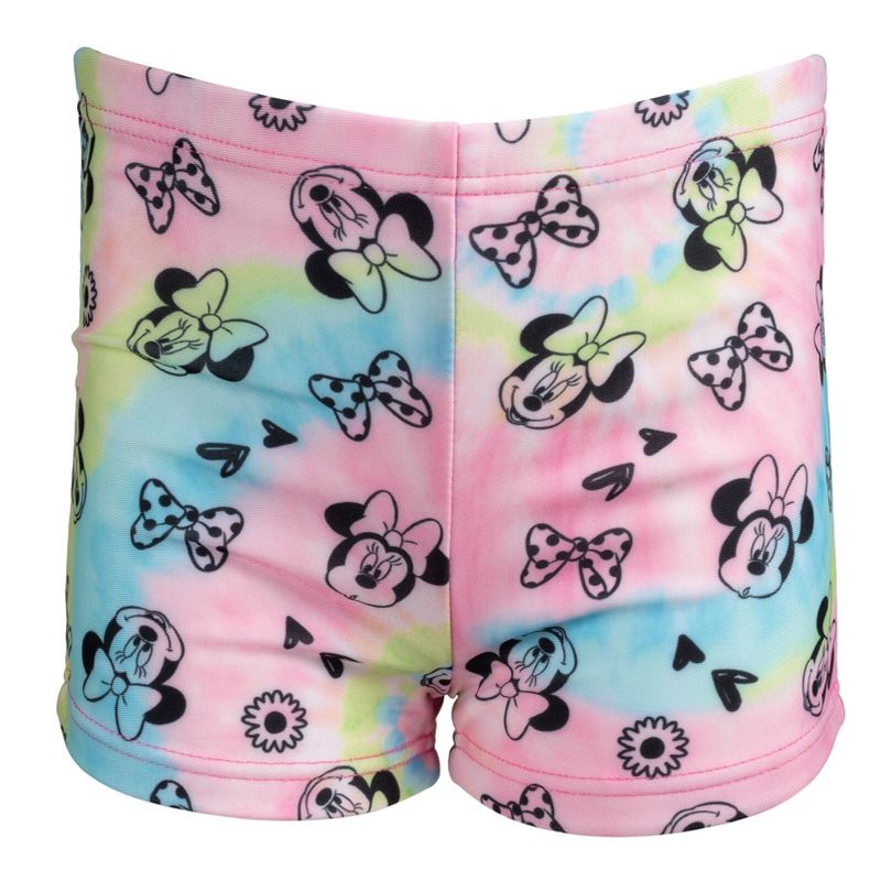 Disney Minnie Mouse Baby Girls UPF 50+ Rash Guard and Swim Shorts Swimsuit Set Infant, 5 of 9