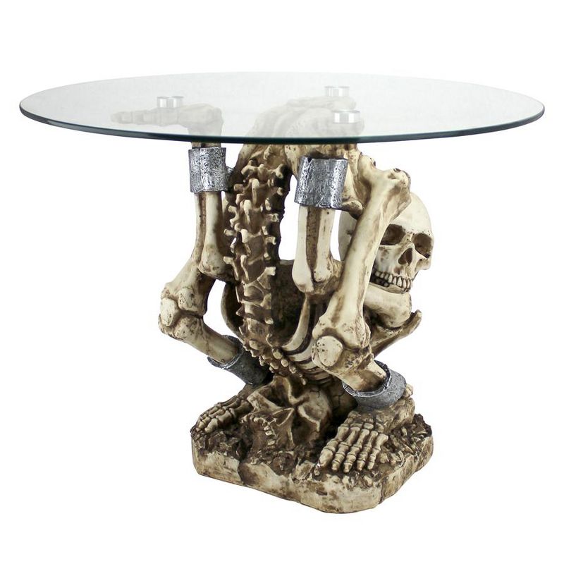 Design Toscano The Contortionist Skeleton Side Table, 3 of 7