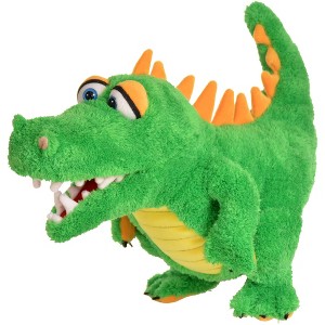 Living Puppets: Later Gator The Green Alligator - 17" Plush Hand Puppet - 1 of 4