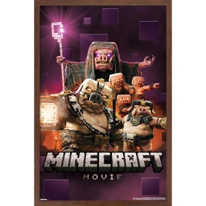 Trends International A Minecraft Movie - Hog Collage Framed Wall Poster Prints - 1 of 4