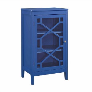 Fetti Small Cabinet Blue - Linon