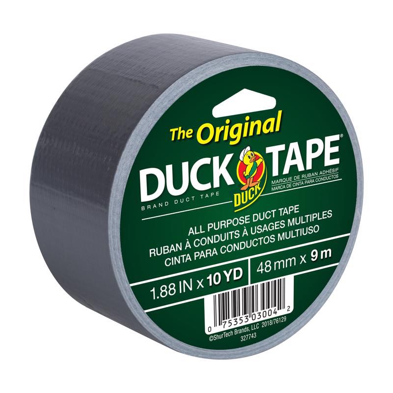 Duck 1.88 in. W X 10 yd L Gray Duct Tape, 1 of 2