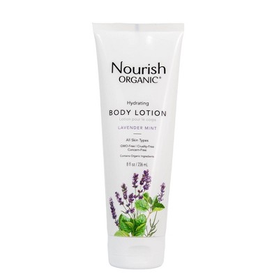 Nourish Organic Hydrating & Smooth Lavender Mint Body Lotion - 8oz