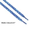 INSPIRE CHIC Leopard Print Flat Shoe Laces for Sneakers 0.31'' 1 Pair - 3 of 4