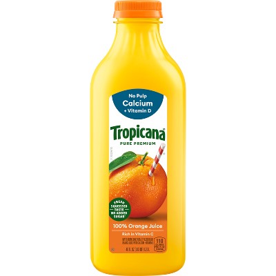 Tropicana Pure Premium No Pulp w/Calcium Orange Juice - 46 fl oz
