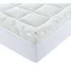 St. James Home Queen Cool Knit Mattress Topper White: Polyester Fill, Cable Construction, OEKO-TEX Certified - 2 of 3