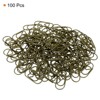 Unique Bargains Heart-Shaped Cute Decorative Fun Clips Bookmarks Paper Clip 100 Pcs - 3 of 4