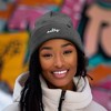 Dalix Salty Embroidered Beanie Warm Winter Knit Hat Women - 4 of 4