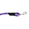 ZippyPaws Climbers Dog Leash, Durable Rope Leash for Large Dogs, 6 Feet Long, 2/3 Inch Thick, Purple - 3 of 4
