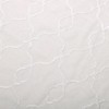 Sheer Geometric Lattice Curtain Set with 2 Panels and Rod Pockets by Blue Nile Mills - 4 of 4