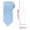INSPIRE CHIC Men's Adjustable Regular Fit Satin Necktie - 2 of 4