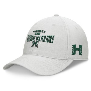 NCAA Hawaii Rainbow Warriors Unstructured Chambray Cotton Hat - Gray - 1 of 4