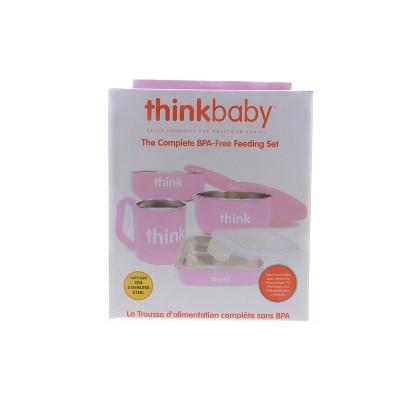 Think Thinkbaby The Complete BPA Free Feeding Set, Pink