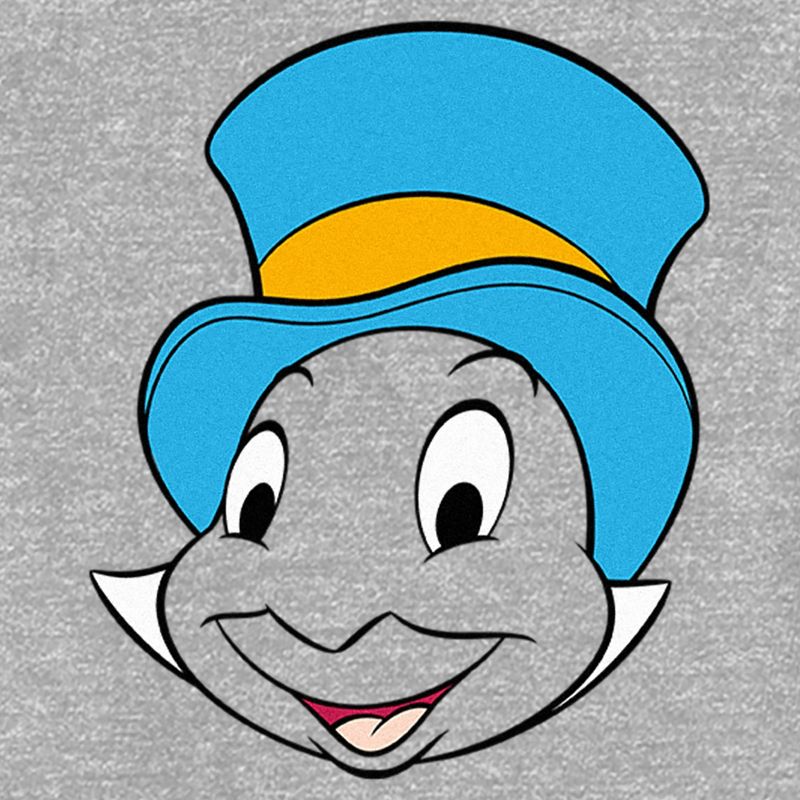 Pinocchio Jiminy Cricket Large Face T-Shirt, 2 of 4
