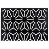 Grungis Matrix Metal Decorative Patio Screens,Freestanding Privacy Fence Panels in Flower Shape Pattern for Deck Balcony Patio,76" H×48" W - 3 of 4