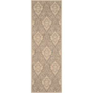 Courtyard CY2714 UV & Stain Resistant Non-Shedding Power Loomed Indoor/Outdoor Rugs - Safavieh - 1 of 4
