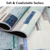 Washable Geometric Rug Non-Slip Modern Abstract Rug Boho Accent Rug - 3 of 4