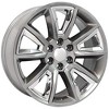 OE Wheels CV73B 22 Inch Rim Fits Tahoe Style 6x139.7 22x9 Gloss Hyper Black with Chrome Insert - Hollander 5696 (1) - 3 of 4