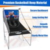 Gymax Two-Player Basketball Arcade Game with 8 Play Modes and Digital Scoreboard Blue - 4 of 4