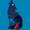 Men's Design By Humans Walking in the dark By StevenToang T-Shirt - 2 of 3