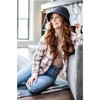 Britt's Knits Après Half Ski Faux Shearling Half Puffer Reversible Bucket Hat - 3 of 3