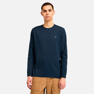 Timberland Men's Oyster River Chest Logo Long-Sleeve T-Shirt - 1 of 3