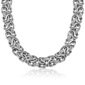 Giorgio Di Vicenza 14K 7.5mm Byzantine Chain Necklace - 1 of 2