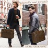 Mens Laptop Bag 16 Inch Leather Briefcase Vintage Messenger Bag for Men Office Computer Bag - 4 of 4