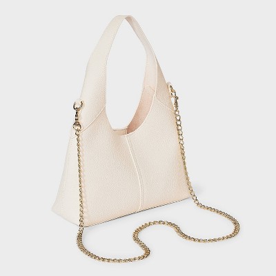 Mini Slouchy Chain Handbag - Universal Thread Off-white - image 3