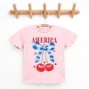 The Juniper Shop Coquette America Cherries Youth Short Sleeve Tee - 2 of 4