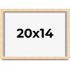 PosterPalooza | Classic Modern Yellow Picture Frame - UV Acrylic, Backing Board, Hanging Hardware Included - 2 of 4