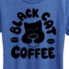 Women's - Instant Message - Black Cat Coffee Short Sleeve Graphic T-Shirt - 2 of 4