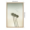 Amanti Art Vintage minimalist palm trees a sunset by Melanie Viola Framed Canvas Wall Art - 4 of 4