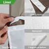 BAGOKIE 71"x74" Boho Tufted Chevron Stripes Hookless Shower Curtain - 4 of 4