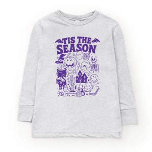 SmileyWorld Tis The Season Halloween - Toddler Long Sleeve Graphic Tee and Youth Long Sleeve Graphic T-Shirt - 1 of 3