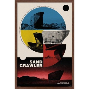 Trends International Star Wars: Moving At Lightspeed - Sandcrawler Framed Wall Poster Prints - 1 of 4