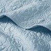 1 Pcs Elegant Reversible Throw, Classic Stitch Pattern Rich Depth and Texture Bedding Set, All Season Home Textile fits Lux Bedroom Decor - 3 of 4