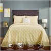 Charleston 100% Cotton Soft & Plush Chenille Tufted Diamond Pattern Unique Luxurious Bedspread & Sham Set, All-Season, Machine Washable Coverlet Set - 3 of 4